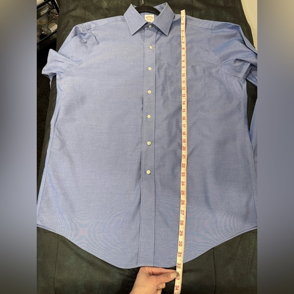 🔥Brooks Brothers Classic Man’s Blue Dress Shirt EUC🔥 - Picture 6 of 6